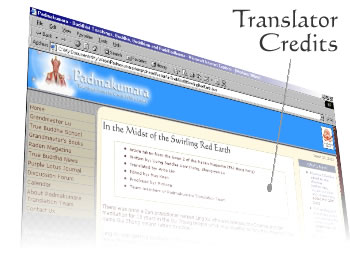 Diagram of translator credits